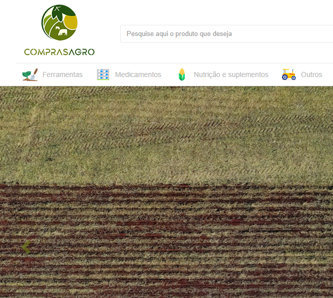 Personalização de Layout Marketplace Compras Agro