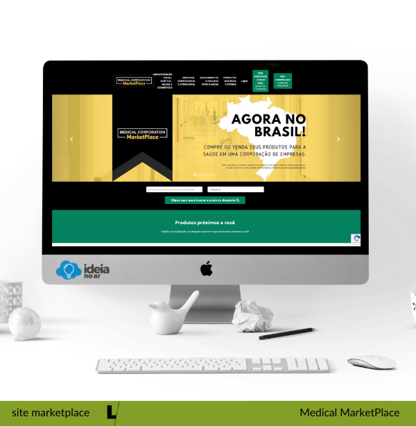 Personalização de Layout Medical MarketPlace