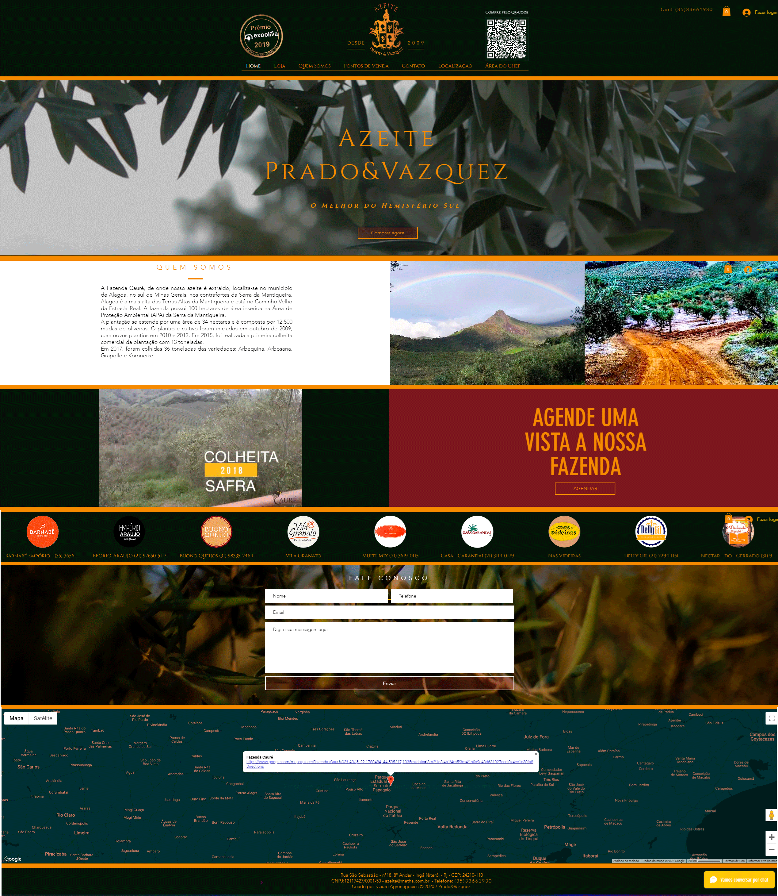 Pagina composta de ID cliente e e-commerce 