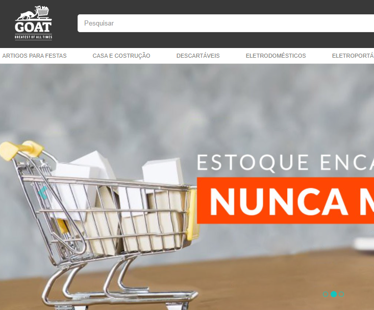 Personalização de Layout Marketplace Goat
